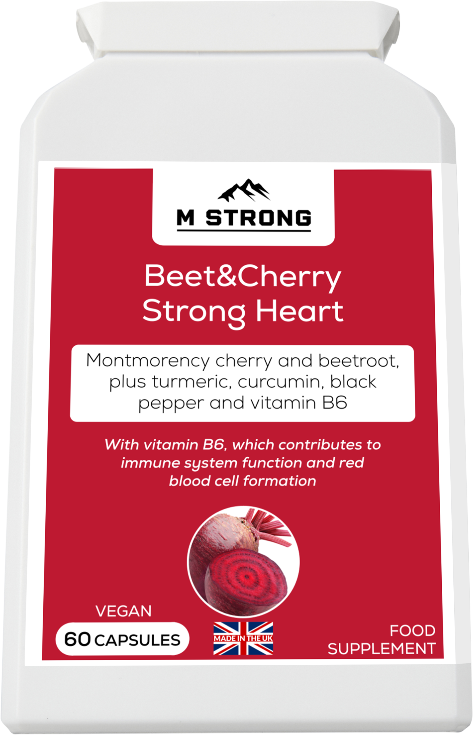 Beet&Cherry Strong Heart pot image