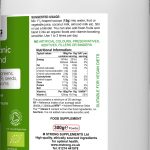 green organic superblend showing ingredients with 35 organic superfoods, mushrooms