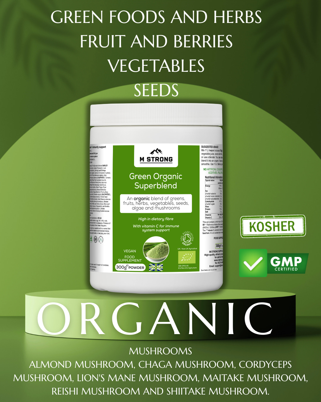 Green Organic Superblend poster