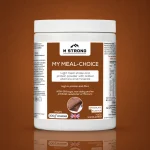 M Strong My Meal Choice chocolate meal replacement protein powder, 300g vegan supplement UK made