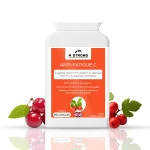 M STRONG Anti-Fatigue C food-based vitamin C supplement with natural fruit ingredients, 60 capsules