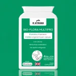 M Strong Bio-Flora Multipro probiotic 30 capsules with 4 billion live bacteria for gut and digestive balance UK