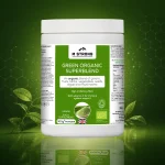 M Strong Green Organic Superblend 300g vegan superfood powder with greens, fruits and herbs UK made