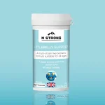 M Strong childrens probiotic 60 capsules multi strain formula with 1 billion CFU for gut health support UK made