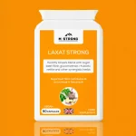 M Strong Laxat Strong bowel support supplement 90 capsules fibre herbal blend