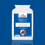 M STRONG Strong Gut Formula vegan gut health supplement with pumpkin seed, grapefruit seed and olive leaf, 90 capsules