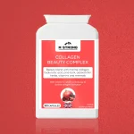 M Strong Collagen Beauty Complex 60 capsules with marine collagen, hyaluronic acid, pin bark, astaxanthin, gmp certified