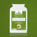 M STRONG Maca Strong hero image vegan, gmp, kosher, halal registered maca root supplement, 90 capsules, made in the UK