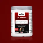 M Strong BCAA Pro amino acid supplement with added vitamin B6 and vitamin C, sports-accredited, doping tested, halal, made in the UK