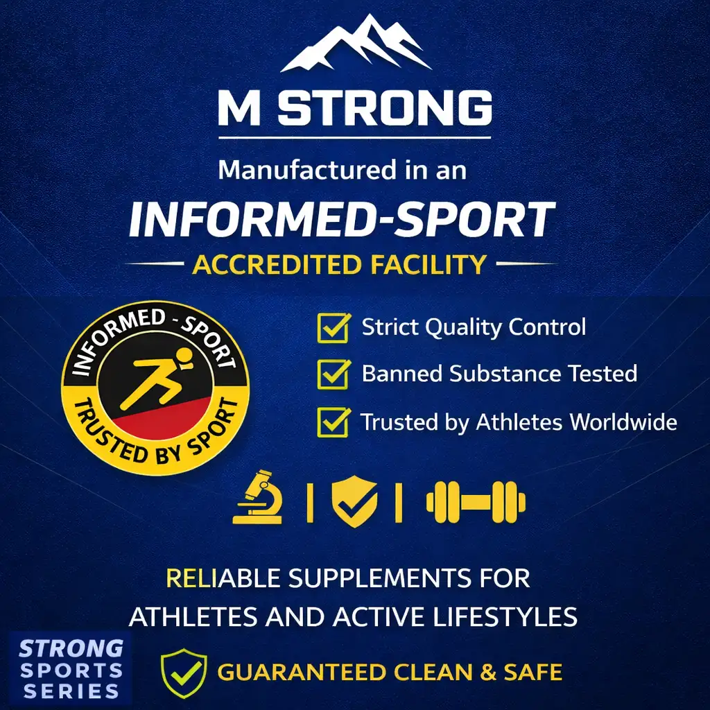 HYDRATE PRO hydration supplement manufactured in an Informed Sports accredited facility, ensuring quality, safety, and purity for athletes and active lifestyles.