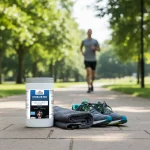 m-strong-hydrate-pro-runner (1) M STRONG HYDRATE PRO showing person running in the park