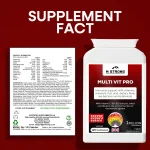 M Strong Multi Vit Pro with Probiotics supplement, advanced multivitamin formula supporting daily nutrition and gut health
