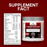 m-strong-xtreme-pump-pro-ingredients (1) Ingredient label showing what’s inside M STRONG Xtreme Pump Pro pre-workout formula