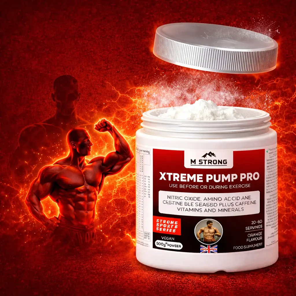 M Strong Xtreme pump pro for muscle fullness and maximum pumps in the gym