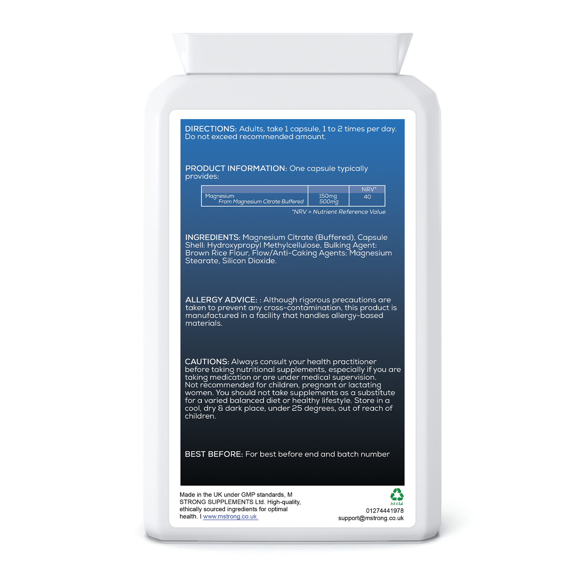 01_M-Strong - Magnesium Citrate_straight_back