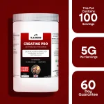 M STRONG Creatine Pro Monohydrate powder supplement with 100 servings