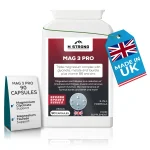 MAG 3 PRO from M Strong three forms of magnesium plus zinc and b6, made in uk