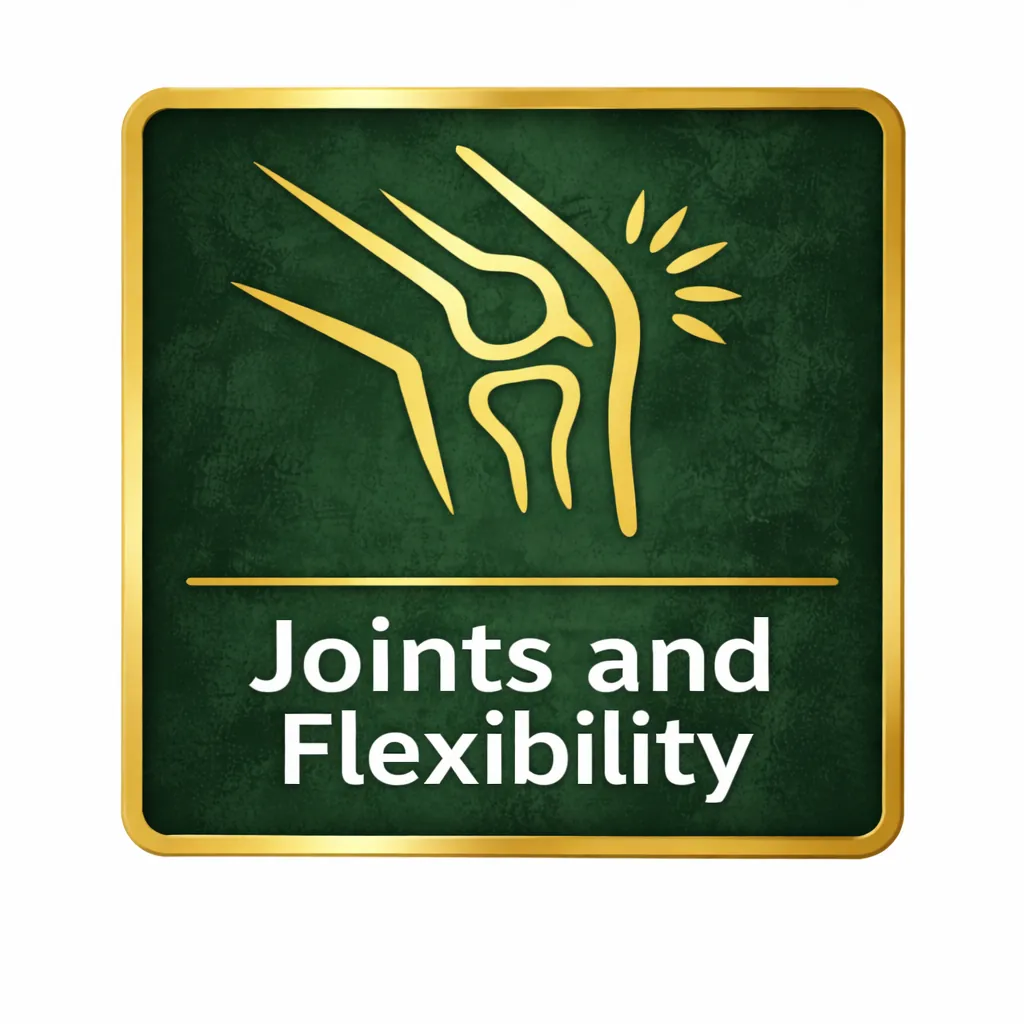 Joints and flexibility supplements category supporting mobility and joint health